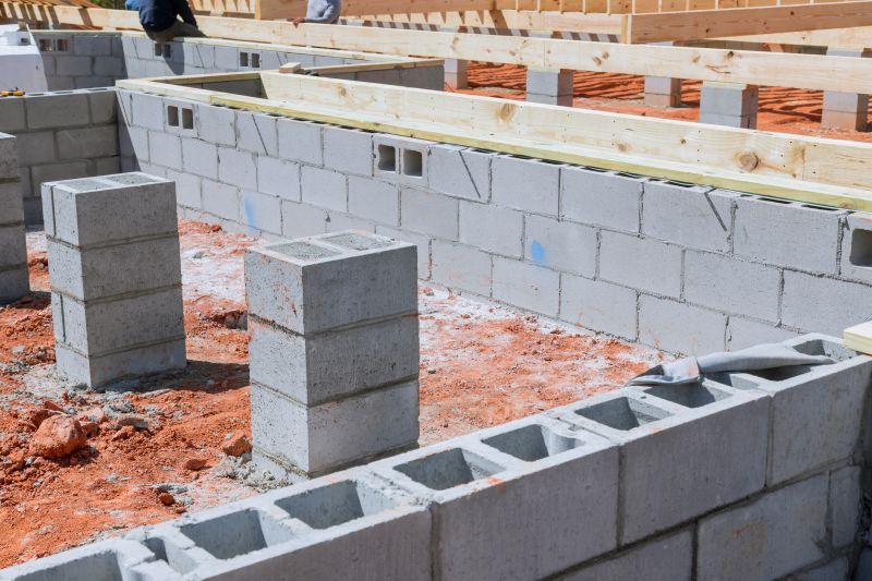 Concrete Block Installation