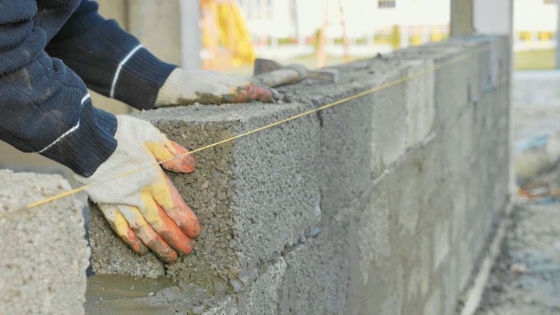 Concrete Block Installation